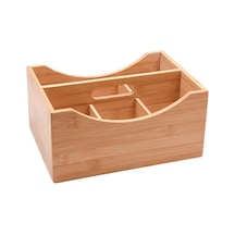 Mien Dayanıklı Bambu Kaşıklık Organizer -7b94 Ahşap