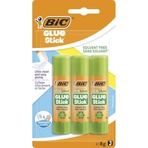Bic Eco Glue Stick Yapıştırıcı 8 GR 3'lü Blister
