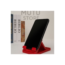Katlanabilir Telefon Tutucu Kırmızı