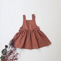 ikokokids Kırmızı Ayarlanabilir Askılı Elbise