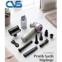 Cvs Dn 4734 Pratik Şarjlı Süpürge 20000 Pa 3 Kademeli Üfleme & Vakum