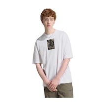 Whıte Adidas Erkek Günlük T-shirt Camo Tee Tongue Ks4234 Beyaz