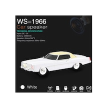 Cadillac Eldorado Nostaljik Araba Şeklinde Bluetooth Speaker Şarjlı Kablosuz Hoparlör