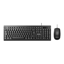 Aula AC101 Kablolu Türkçe Q Klavye Ve 1200 Dpı Optik Mouse Seti