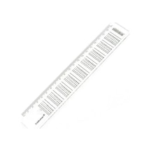 Yıldızlar Çarpım Tablolu Cetvel 30 Cm Çok Renkli