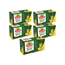 Herdem Yeşil Çay Süzen Poşet Limonlu 1,6gr 25 Adet Beşli Paket
