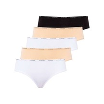 U.s Polo Assn. 67002 Kadın 5 Li Yüksek Bel Slip-siyah&ten&beyaz&ten&beyaz mix color