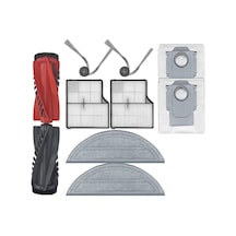 Roborock Saros 10 Uyumlu Full Set 2 Hepa 2 Mop 2 Ana Fırça 2 Yan Fırça 2 Toz Torbası