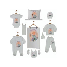 Pia Baby Gl 1930 12 Parça İsme Özel Hastane Çıkışı Krem