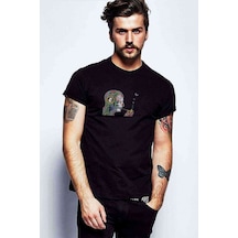 Soen Cognitive Rasta Lion Baskılı Siyah Erkek Tshirt