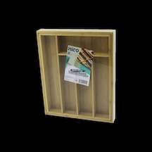 Bambu Çekmece Kaşıklık 7 Bölmeli Çok Amaçlı Organizer 10 Parça