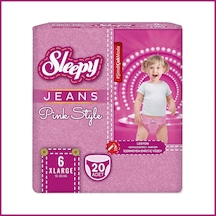 Pink Jeans Külot Bez 6 Numara Xlarge 20 Adet Diğer