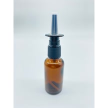 Şişe Dükkanı Burun Sprey Kapaklı Cam Amber Şişe 10 x 30 ML