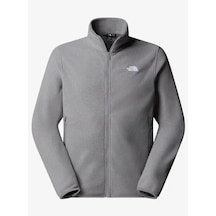 The North Face Glacier Fleece Full Zip Hiking Fleece Erkek Polar Gri