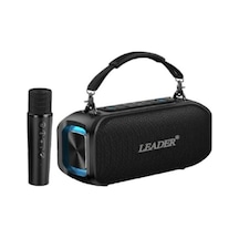 Leader Lp120 Ipx5 Rgb Bluetooth Usb Aux Fm Radyo Kablosuz Mikrofon Taşınabilir Toplantı Amfisi