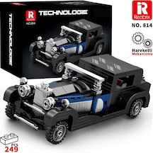 Reobrix Creator 814 Bugatti Type 41 Royale Klasik Araba Yaratıcı Yapı Blok Seti Building Blocks - 249 Parça
