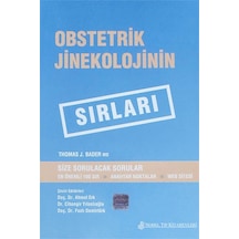 Sırlar Serisi - Obstetrik Ve Jinek. Sırları- Nobel Tıp Kitabevleri
