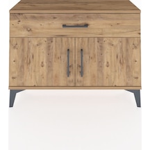 Arges Şifonyer Tek Raflı Tek Çekmeceli 2 Kapaklı 88x30x64 Çam-çam Atlas Çam