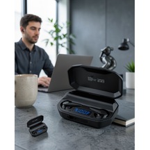Kulaklık Bluetooth 5.2 Kablosuz Rgb Işıklı G30 Siyah Belirtilmemiş