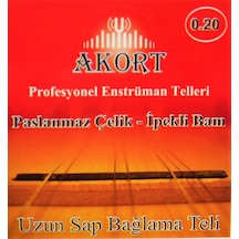 Akort 0.20 Uzun Sap Bağlama Teli - Saz Teli Paslanmaz