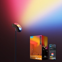 Govee Tavan Projektör Led Zemin Lambası, Rgbwwıc 3 Bölgeli Kontrol Zemin Lambası, Matter Alexa Uyumlu, 77 Sahne, Müzik Senkronizasyonu, 170cm Zemin Lambaları Siyah Oturma Odası Yatak Odası Tavan Aydınlatma Dekorasyonu İçin