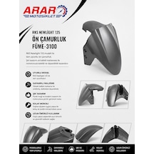 Rks Newlight 125 Ön Çamurluk Füme-3100
