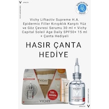 Vichy Liftactiv Supreme H.a. Epidermic Filler Serum 30 ML + Capital Soleil Uv-age Daily SPF50 15 ML