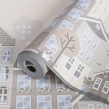 Adawall Adakids 8903-2 Genç Çocuk Şehir Desenli Duvar Kağıdı