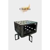 Taşınabilir Katlanabilir Kamp Ocağı Mangal Paslanmaz Çelik Outdoor Bbq Izgara, Portatif Piknik Ve Kamp Izgarası Metal