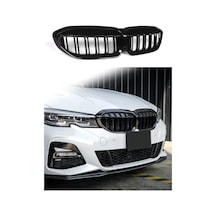 Bmw G20 Pre-lcı 2019-2022 Çift Çizgili Ön Panjur İthal Piano Black