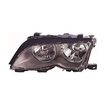 Bmw E46 Sedan Far Sol- Siyah 2002 - 2005 Depo