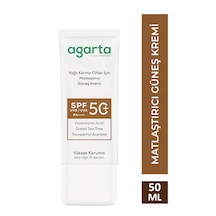 Agarta Matlaştırıcı Parlama Karşıtı Güneş Kremi SPF50+ 50 ML