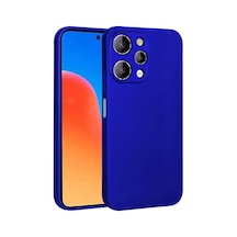 Zore Redmi 12 Kılıf Ogaa Premier Silikon Kapak - Saks Mavi