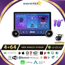 Isuzu Dmax Dual Knob 10&quot 2012-2014 Model 4gb + 64gb Android 13 Kablosuz Carplay Navigasyon Multimedya Sistemi