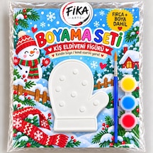 Kış Eldiveni Figür Taş Tozu Boyama Seti