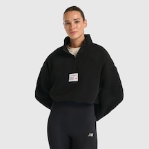 New Balance Nb Lifestyle Kadın Siyah Sweatshirt Wnc3512-bk SiYAH