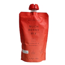 Nutrino Lab Much Berry Mix Elma Şeftali Çilek Ahududu Glütensiz Vegan Şeker İlavesiz Katkısız Sağlıklı Atıştırmalık 180 G