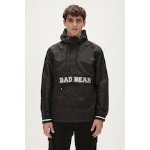 Bad Bear Hurricane Windbreaker Siyah Kanguru Cep Erkek Rüzgarlık-siyah Siyah