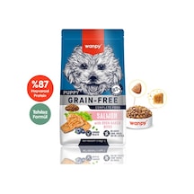Tahılsız Somonlu Yavru Köpek Maması 1, 5 Kg Wanpy