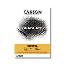 Canson Graduate Bristol Çizim Defteri 180G 20 Yaprak A5