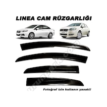 Fiat Linea Cam Rüzgarlığı Mugen Tip 4'Lü Set