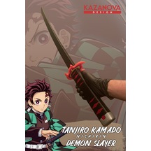 Kazanova Design Tanjiro Demonslayer Anime 2. Versiyon Katlanabilir Katana 98 Cm Gerçek Boy