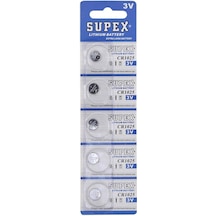 Supex Cr1025 3v Lityum Düğme Pil - 5'li Kart