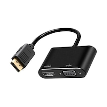 Kompakt Hdmı Ve Vga Çevirici 1080p Uyumlu