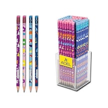 Kids Silgili Yuvarlak Kurşun Kalem Hb 12 Li Paket Çok Renkli