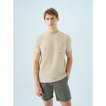 LOFT Regular Fit Erkek Tshirt K.kol Lf2038538 Q1.v1 Ekru