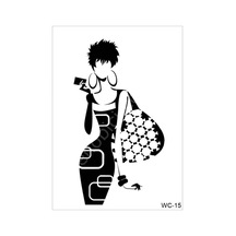 Cadence Stencil Şablon A4 Woman Collection Wc-15 30x21 Kadın Mo Beyaz Tek Ebat