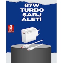 67 Watt Turbo Charge Başlık Vivo Y20 Y35 Y55 Uyumlu 1