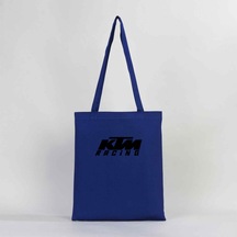 Ktm Racing Black Logo Mavi Gabardin Bez Çanta