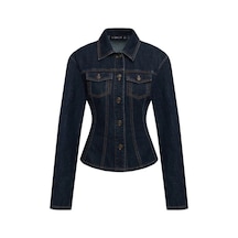 Daily Paper Rider Denim Ceket - Şık Kesim, Kontrast Dikiş Ve Rahat Tarz Mavi